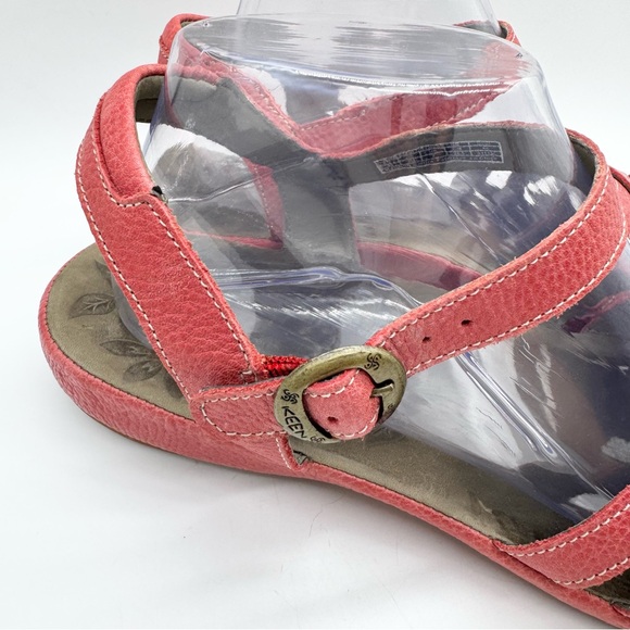 Keen City of Palms Strappy Leather Outdoor Comfort Sandal Red Size 9.5 Gorpcore - Picture 3 of 12